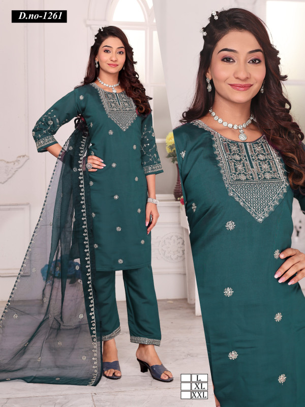 TOP AND BOTTOM WITH DUPATTA SET
