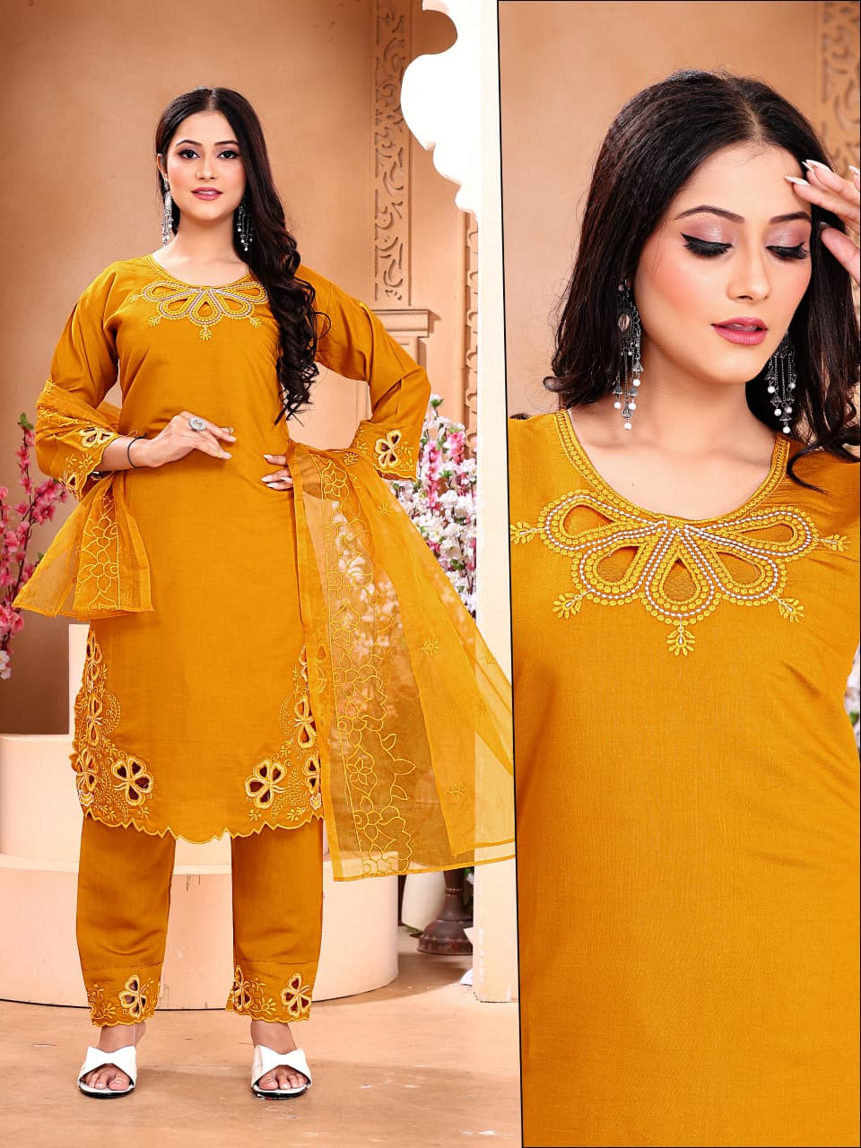 TOP AND BOTTOM WITH DUPATTA SET