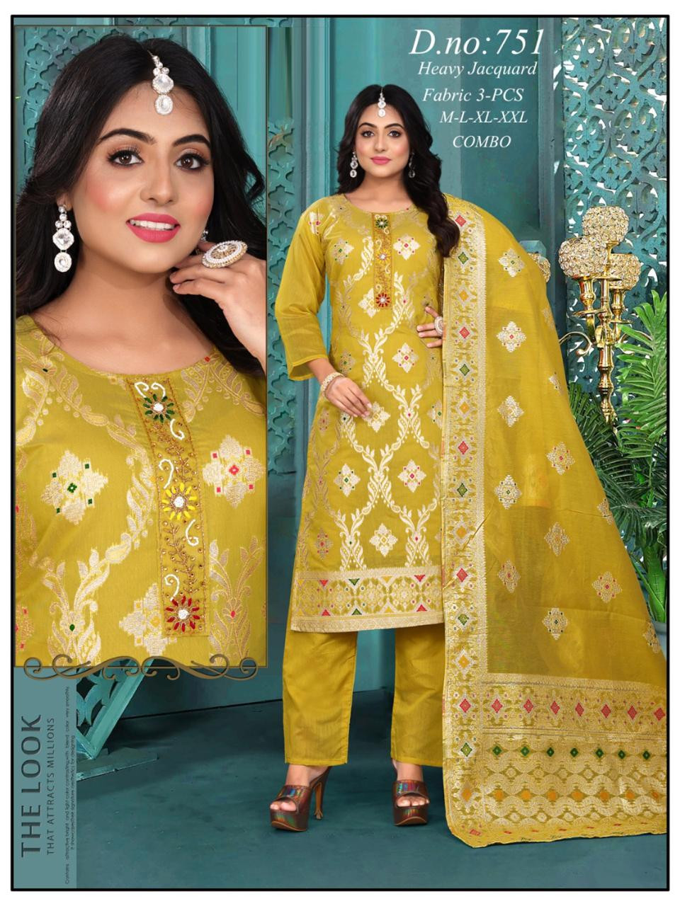 TOP AND BOTTOM WITH DUPATTA SET