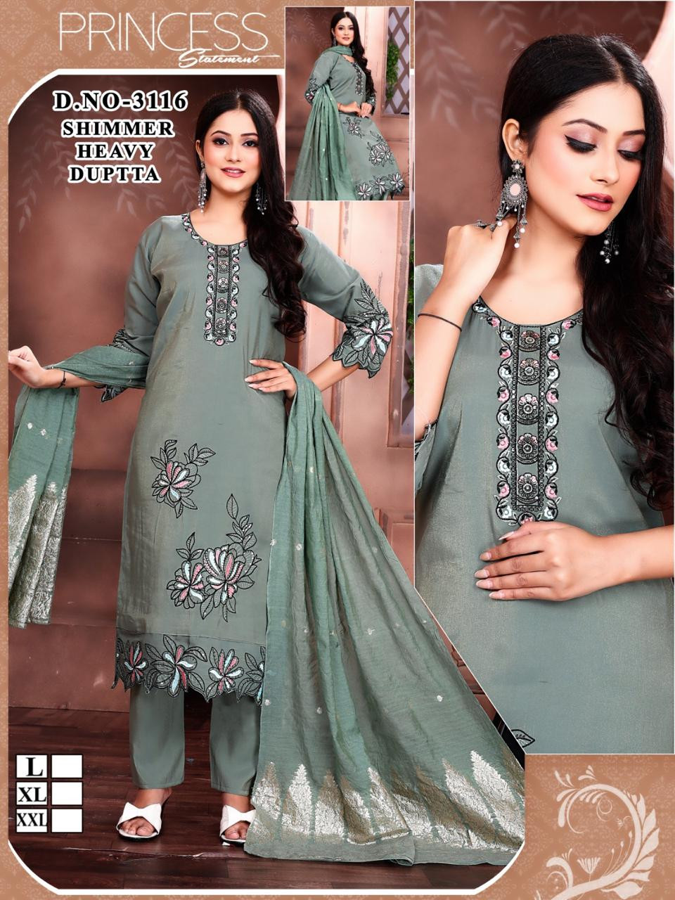 TOP AND BOTTOM WITH DUPATTA SET