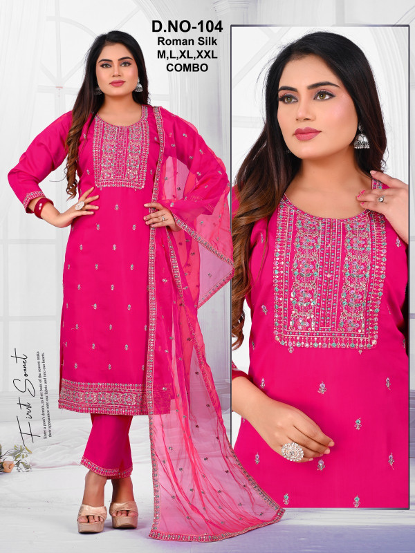 TOP AND BOTTOM WITH DUPATTA SET